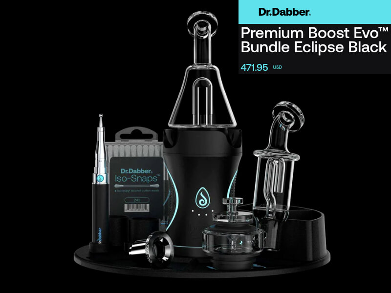 DrDabber Premium Boost Evo Bundle Eclipse Black