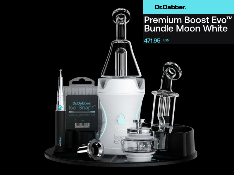 DrDabber Premium Boost Evo Bundle Moon White