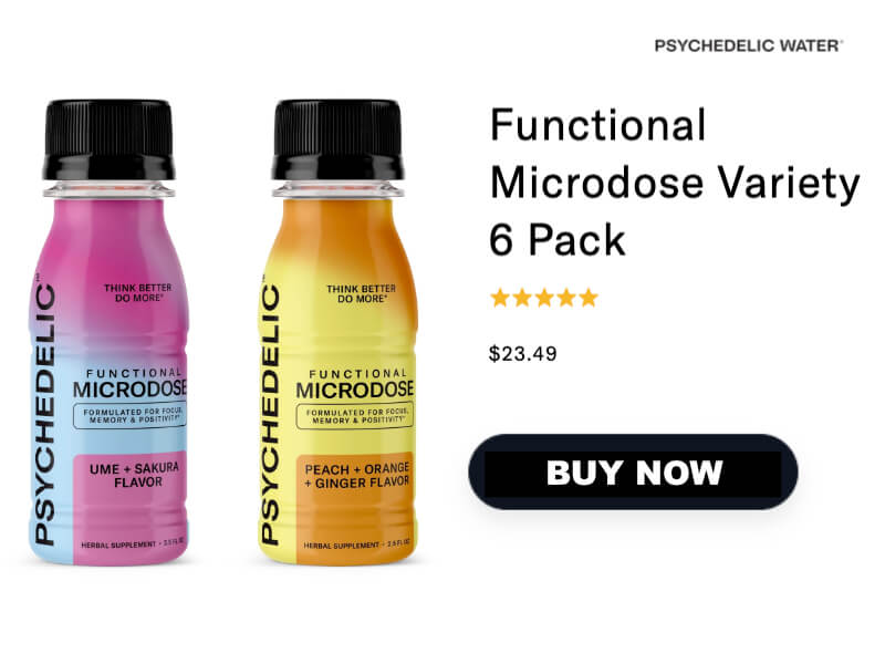 Psychedelic Water Functional Microdose Variety 6 Pack