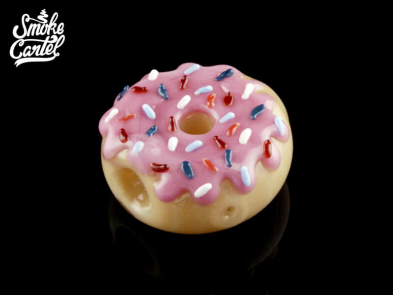 Glassheads Donut Hand Pipe - Pink Icing