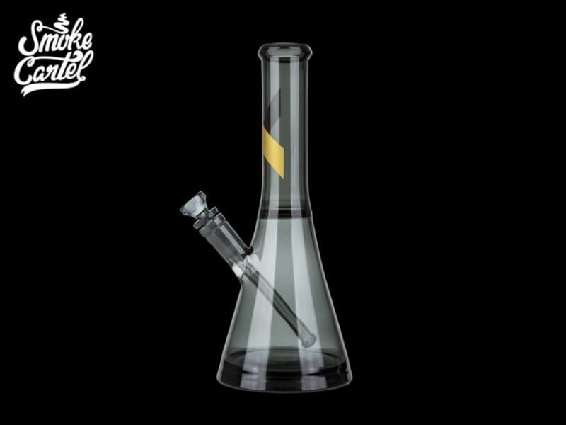 Smoked Glass Water Pipe by Marley Natural
