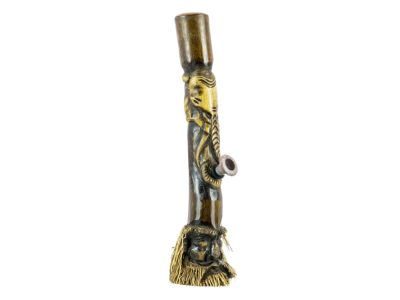 Primitive Pipes - INDONESIAN HAND CARVED BAMBOO BONG